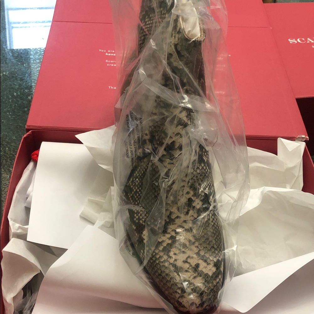 Scarosso Python Chelsea Boots - Picture 4 of 5